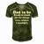 Fathers Day Dad Sayings Happy Fathers Day Gift For Women Men's Short Sleeve V-neck 3D Print Retro Tshirt Green