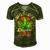 Funny Fathers Day 420 Weed Dad Vintage Worlds Dopest Dad Gift For Womens Gift For Women Men's Short Sleeve V-neck 3D Print Retro Tshirt Green