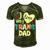 I Love My Trans Dad Proud Transgender Lgbtq Lgbt Family Gift For Women Men's Short Sleeve V-neck 3D Print Retro Tshirt Green