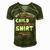 My Favorite Child Gave This Funny Mom Dad Sayings Gift For Women Men's Short Sleeve V-neck 3D Print Retro Tshirt Green