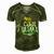 Reel Cool Mama Fishing Fisherman Funny Retro Gift For Women Men's Short Sleeve V-neck 3D Print Retro Tshirt Green