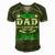 Weed Dad Marijuana Funny 420 Cannabis Thc Pumpkin Themed Gift For Women Men's Short Sleeve V-neck 3D Print Retro Tshirt Green
