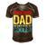 Spanish Teacher Dad Like A Regular Dad But Cooler Gift For Mens Gift For Women Men's Short Sleeve V-neck 3D Print Retro Tshirt Brown