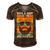 With A Body Like This Who Needs Hair Fathers Day Bald Dad Gift For Women Men's Short Sleeve V-neck 3D Print Retro Tshirt Brown