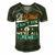 Awesome Dad Will Fix It Handyman Handy Dad Fathers Day Gift For Women Men's Short Sleeve V-neck 3D Print Retro Tshirt Forest