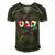 Dad Outer Space Daddy Planet Birthday Fathers Day Gift For Women Men's Short Sleeve V-neck 3D Print Retro Tshirt Forest