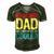 Roller Derby Dad  Like A Regular Dad But Cooler  Gift For Mens Gift For Women Men's Short Sleeve V-neck 3D Print Retro Tshirt Forest