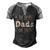 The Best Dads Are Bald Alopecia Awareness And Bald Daddy Men's Henley Raglan T-Shirt Black Grey