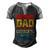 Father’S Day Anime Dad Daddy Father Papa Graphic From Son Men's Henley Raglan T-Shirt Black Grey