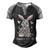 Rabbit Mum Cute Bunny Outfit For Girls Men's Henley Raglan T-Shirt Black Grey