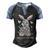 Rabbit Mum Cute Bunny Outfit For Girls Men's Henley Raglan T-Shirt Black Blue