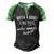 With A Body Like This Who Needs Hair Bald Dad Bod Men's Henley Raglan T-Shirt Black Green