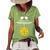 Kids 4Th Birthday Boys Pilot Kids Wingman 4 Year Old Pilot Funny Gifts Women's Short Sleeve Loose T-shirt Green
