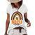 Scary Halloween Nicu Nurse Rainbow Neonatal Icu Nursing Women's Loose T-shirt White