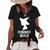 Feminist Witch Funny Spooky Vibes Goth Halloween Costume Women's Short Sleeve Loose T-shirt Black