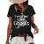 Lucky Me I See Ghosts Scary Women's Short Sleeve Loose T-shirt Black