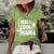Family Lover Reel Cool Mama Fishing Fisher Fisherman Gift For Womens Gift For Women Women's Short Sleeve Loose T-shirt Green