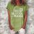 Retro Reel Cool Mama Fishing Fisher Mothers Day Gift For Women Women's Loosen Crew Neck Short Sleeve T-Shirt Green