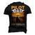 Airplane Pilot For Men Women Saying Pilot Dad Men's 3D T-shirt Back Print Black