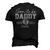 Cute Promoted To Daddy 2024 Soon To Be Dad Men's 3D T-shirt Back Print Black