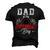 Dad Of The Birthday Boy Race Car Racing Car Driver Father Men's 3D T-shirt Back Print Black