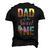 Dad Of The Sweet One Ice Cream 1St First Birthday Family Men's 3D T-shirt Back Print Black