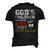 Gods Children Are Not For Sale Retro Men's 3D T-Shirt Back Print Black