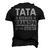 Happy Father Day To Me Tata Because Grandpa Is For Old Guy Men's 3D T-shirt Back Print Black