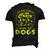 Lets Be Honest I Was Crazy Before Dogs Men's 3D T-Shirt Back Print Black