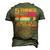 5 Things About My Husband Father Day 23 From Daughter Men's 3D T-shirt Back Print Army Green