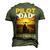 Airplane Pilot For Men Women Saying Pilot Dad Men's 3D T-shirt Back Print Army Green