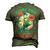 Anime Dad Like A Regular Dad Except Way Cooler Men's 3D T-Shirt Back Print Army Green