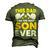This Dad Has The Best Son Ever Fathers Day From Son Daughter Men's 3D T-shirt Back Print Army Green