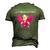 My Embarrassing Dad Happy Fathers Day Men's 3D T-Shirt Back Print Army Green