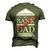 First National Bank Of Dad Closed Fathers Day Men's 3D T-shirt Back Print Army Green