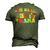 Ofishally The Best Mama Fishing Rod Mommy Men's 3D T-Shirt Back Print Army Green