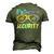 Princess Security Guard For Dad Daddy Boyfriend Men's 3D T-shirt Back Print Army Green