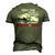 Promoted To Daddy 2023 First Time Fathers Day New Dad Mens Men's 3D T-shirt Back Print Army Green
