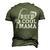 Retro Reel Cool Mama Fishing Fisher Men's 3D T-Shirt Back Print Army Green