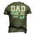 Soon To Be Dad Est 2024 Fathers Day New Dad Vintage Mens Men's 3D T-shirt Back Print Army Green