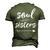 Soul Sisters Bestfriend Sister For Sister Men's 3D T-Shirt Back Print Army Green