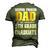 Super Proud Dad Of An Awesome 5Th Grade Graduate 2023 Men's 3D T-shirt Back Print Army Green
