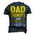 Dad Grandpa And Great Grandpa For Fathers Day Men's 3D T-shirt Back Print Navy Blue