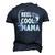 Family Lover Reel Cool Mama Fishing Fisher Fisherman Men's 3D T-Shirt Back Print Navy Blue