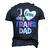 I Love My Trans Dad Proud Transgender Lgbtq Lgbt Men's 3D T-Shirt Back Print Navy Blue