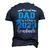 Proud Dad Of A Class Of 2023 Graduate Senior 23 Graduation Men's 3D T-shirt Back Print Navy Blue