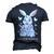 Rabbit Mum Cute Bunny Outfit For Girls Men's 3D T-Shirt Back Print Navy Blue