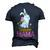 Rabbit Pet Rabbit Mum Men's 3D T-Shirt Back Print Navy Blue