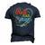 Reel Cool Mama Fishing For Womens Men's 3D T-Shirt Back Print Navy Blue