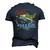 Retro Reel Cool Mama Fishing Lover Men's 3D T-Shirt Back Print Navy Blue